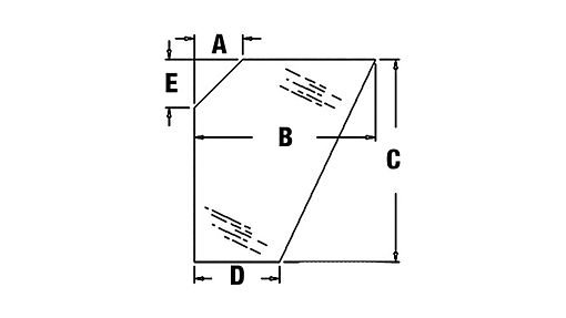 Cab Glass – Lower Door – US AGRO PARTS